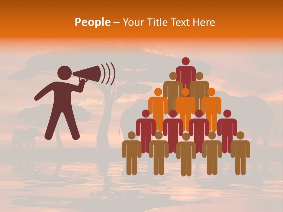 Wave Dawn Nature PowerPoint Template