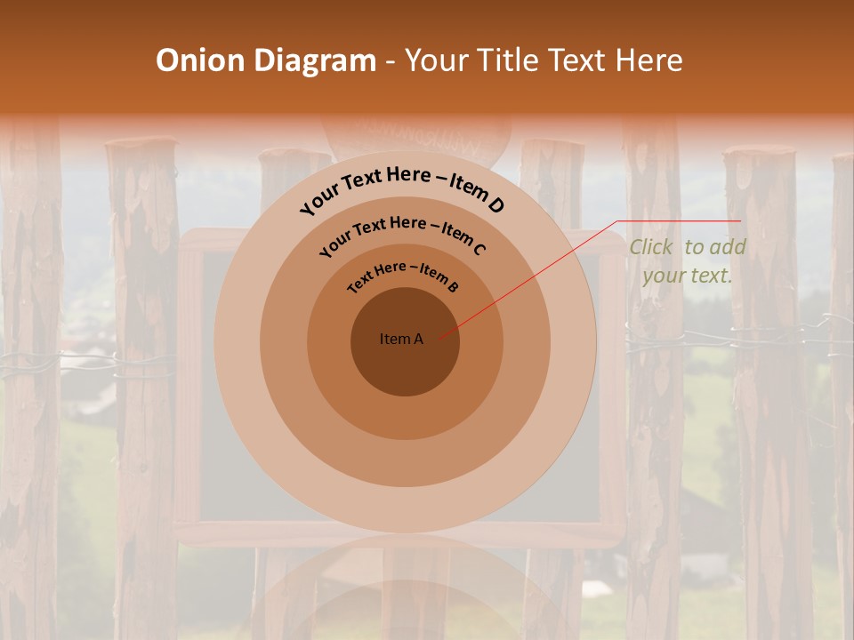 Lattenzaun Fete Freunde PowerPoint Template