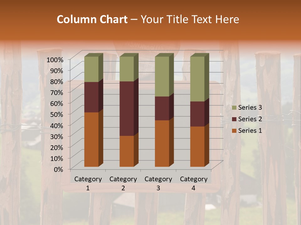 Lattenzaun Fete Freunde PowerPoint Template