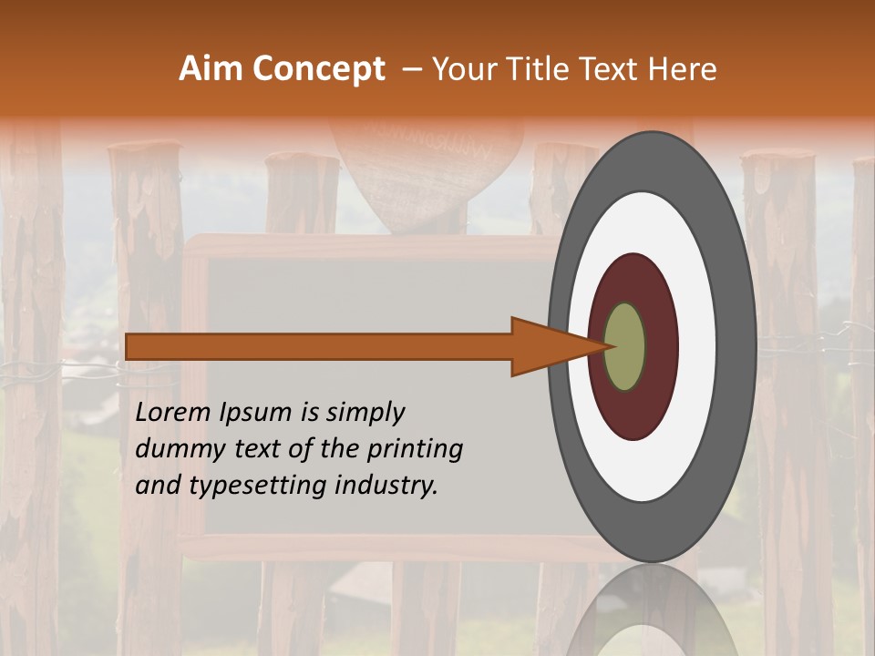 Lattenzaun Fete Freunde PowerPoint Template