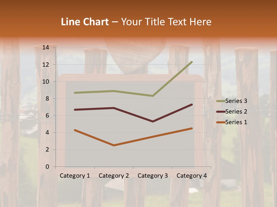 Lattenzaun Fete Freunde PowerPoint Template