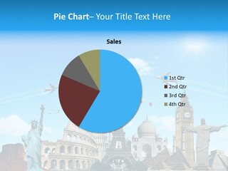 Continent Monument Journey PowerPoint Template