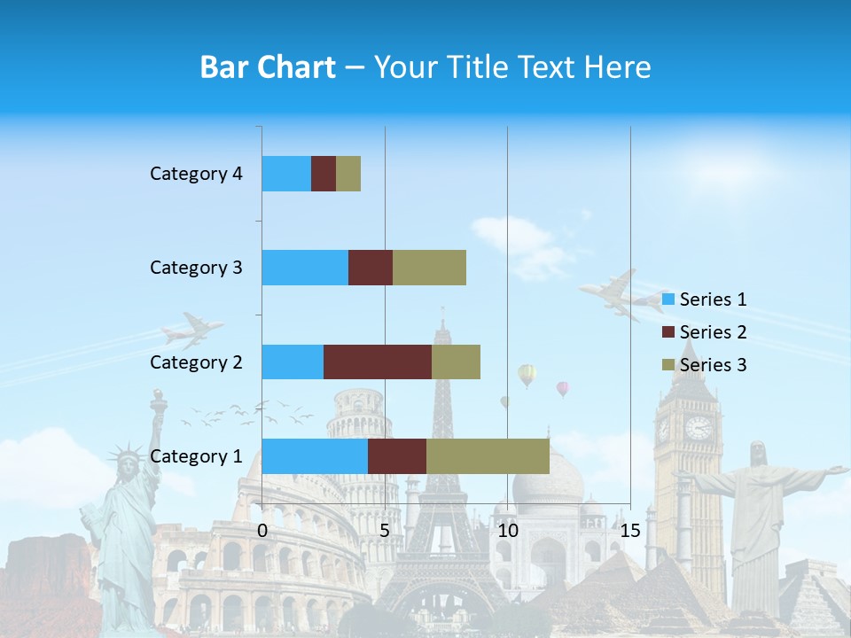 Continent Monument Journey PowerPoint Template