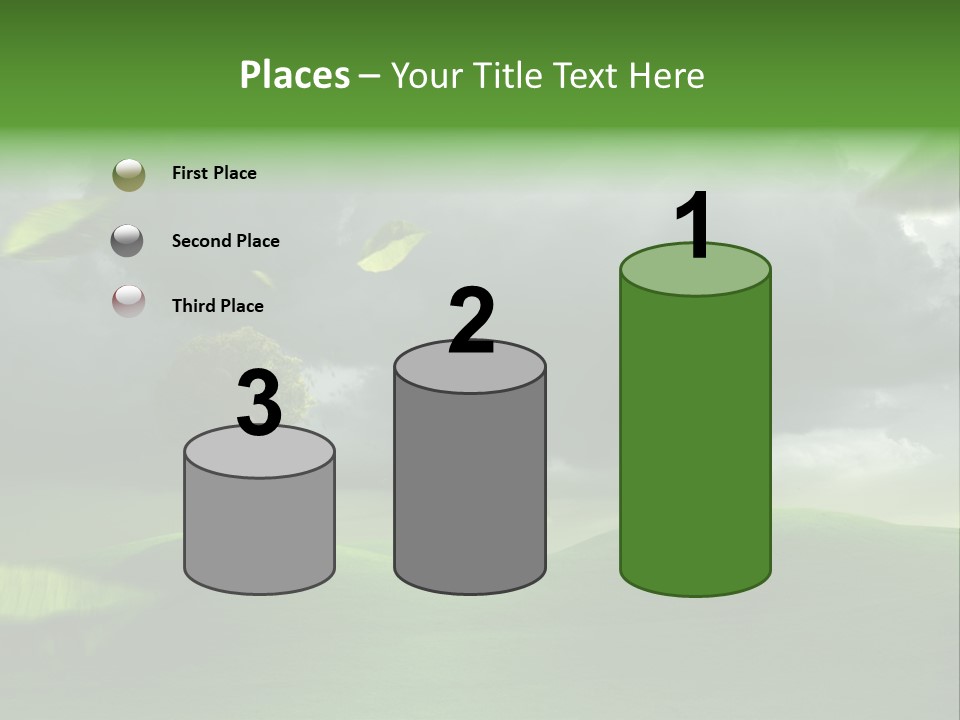 Herbstwind Turbulent Schauer PowerPoint Template