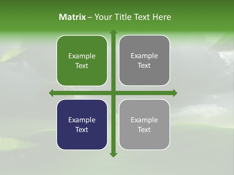 Herbstwind Turbulent Schauer PowerPoint Template