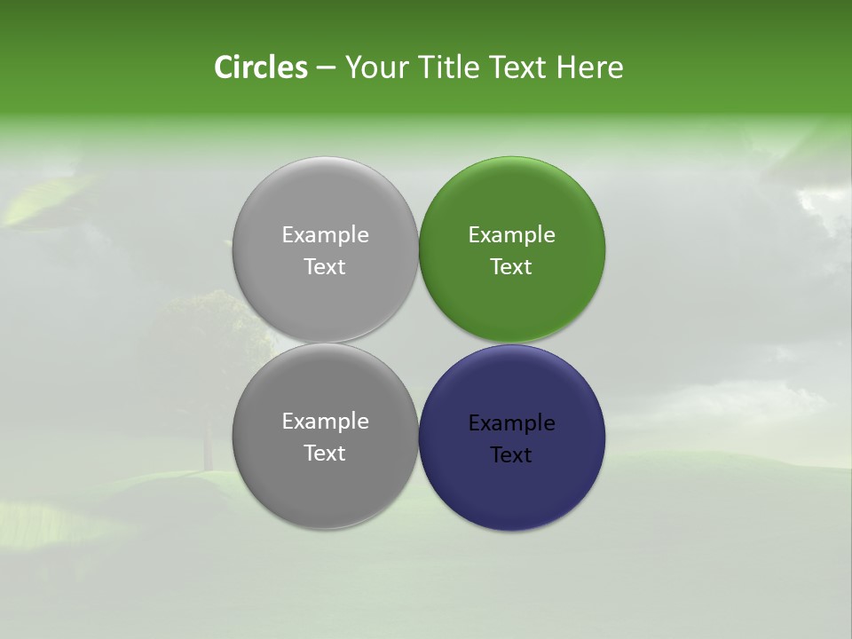 Herbstwind Turbulent Schauer PowerPoint Template