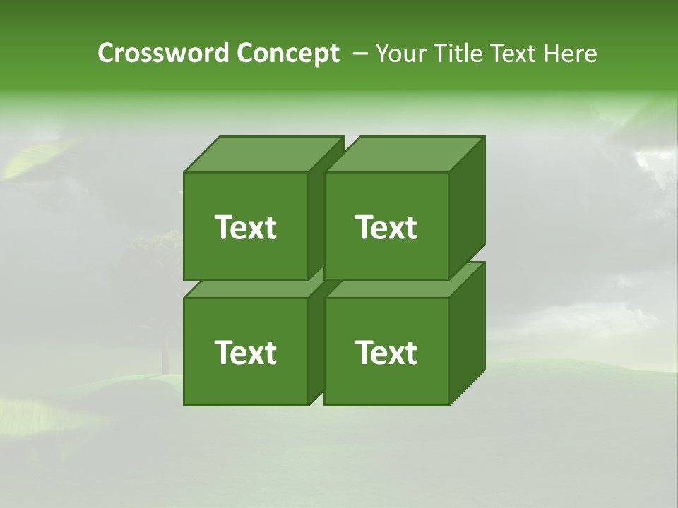 Herbstwind Turbulent Schauer PowerPoint Template