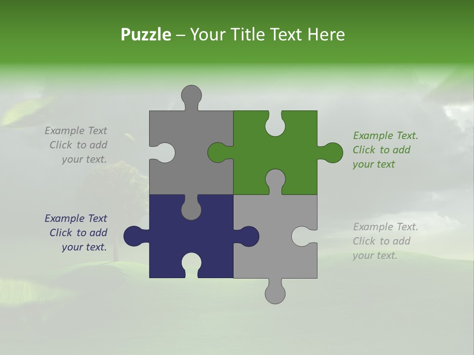 Herbstwind Turbulent Schauer PowerPoint Template