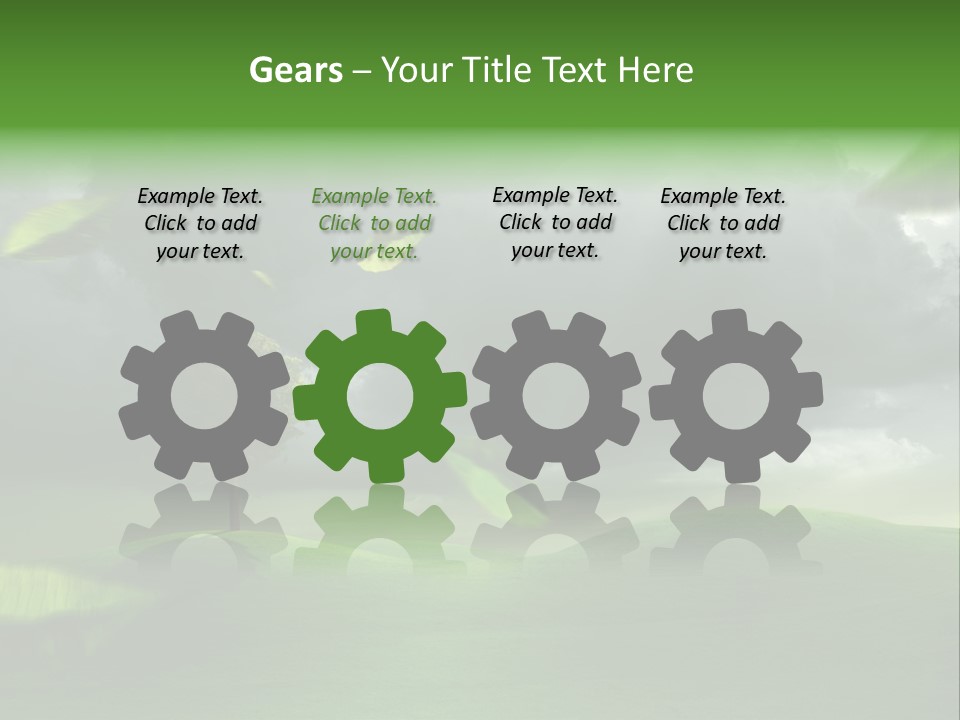 Herbstwind Turbulent Schauer PowerPoint Template