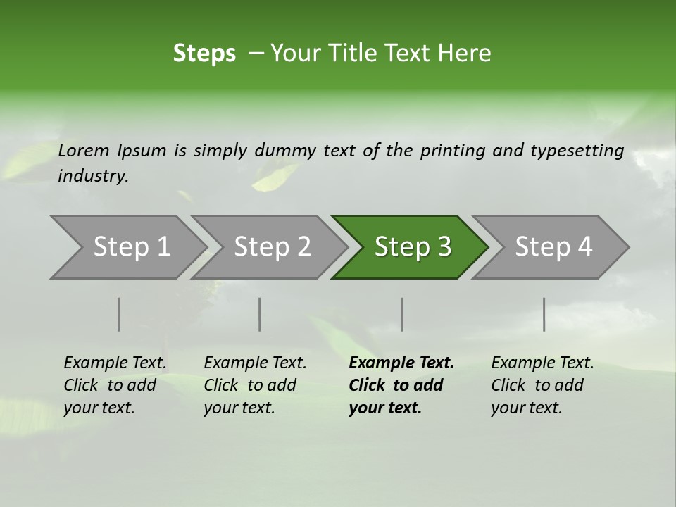 Herbstwind Turbulent Schauer PowerPoint Template