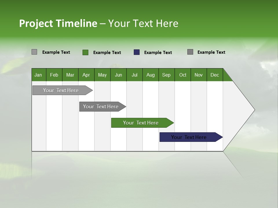 Herbstwind Turbulent Schauer PowerPoint Template
