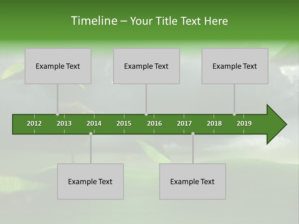 Herbstwind Turbulent Schauer PowerPoint Template