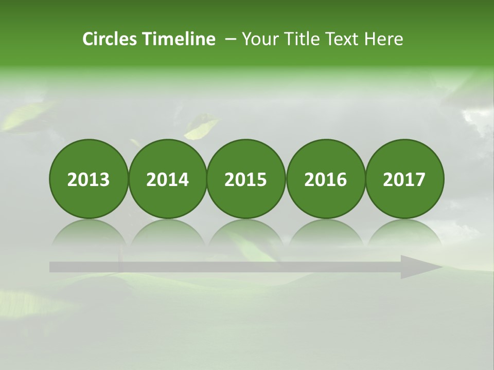 Herbstwind Turbulent Schauer PowerPoint Template