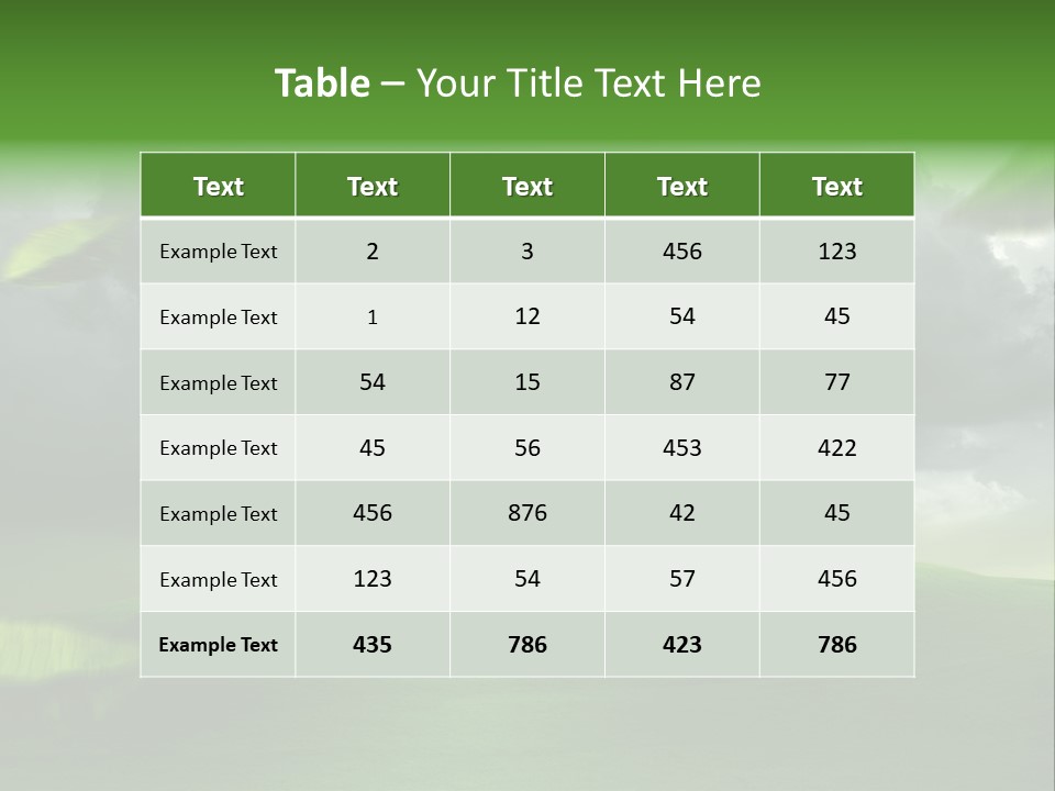 Herbstwind Turbulent Schauer PowerPoint Template