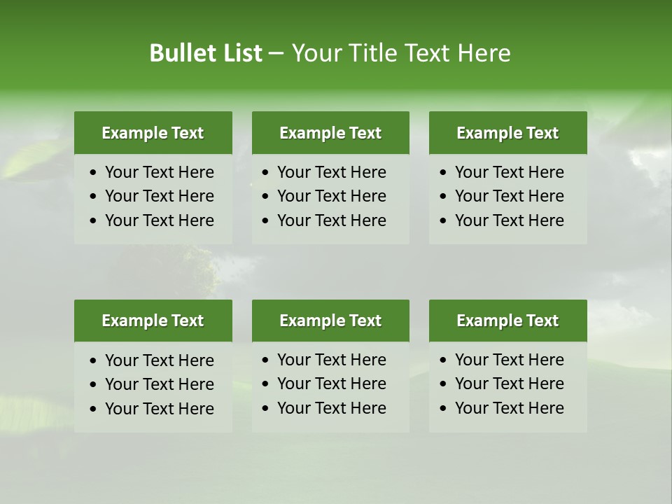Herbstwind Turbulent Schauer PowerPoint Template