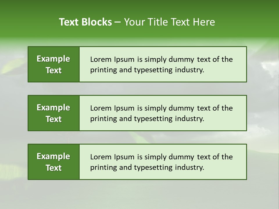 Herbstwind Turbulent Schauer PowerPoint Template