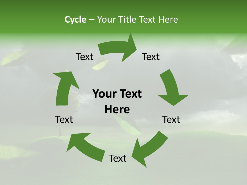 Herbstwind Turbulent Schauer PowerPoint Template