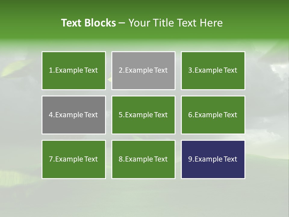 Herbstwind Turbulent Schauer PowerPoint Template