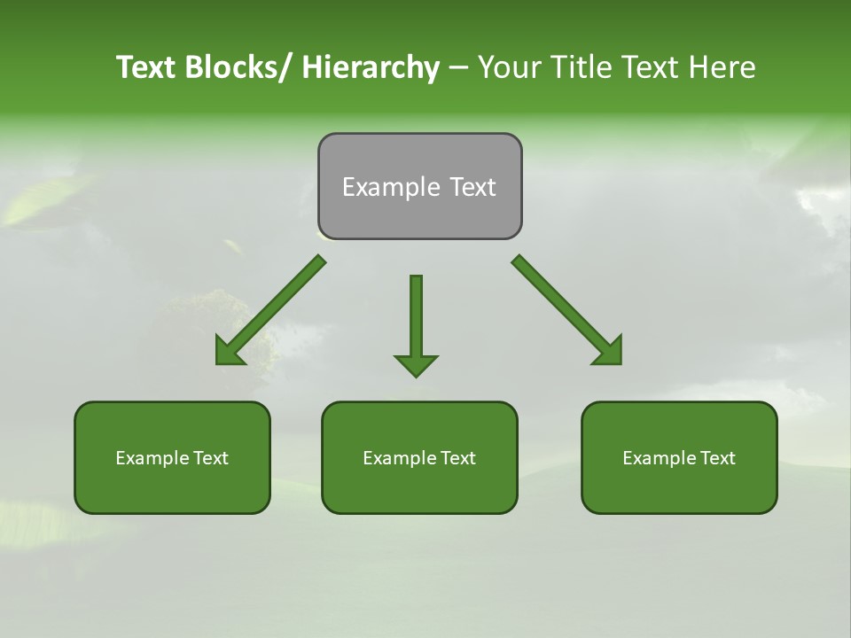 Herbstwind Turbulent Schauer PowerPoint Template
