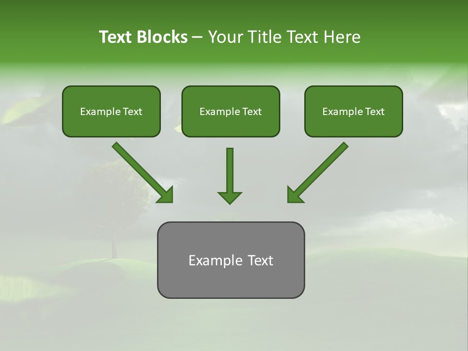 Herbstwind Turbulent Schauer PowerPoint Template