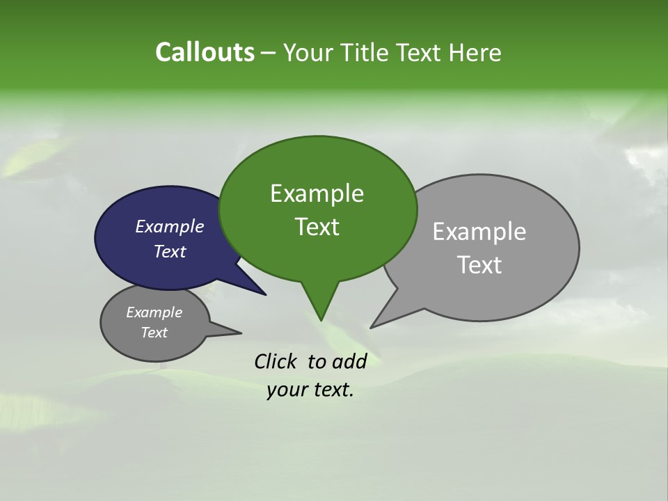 Herbstwind Turbulent Schauer PowerPoint Template
