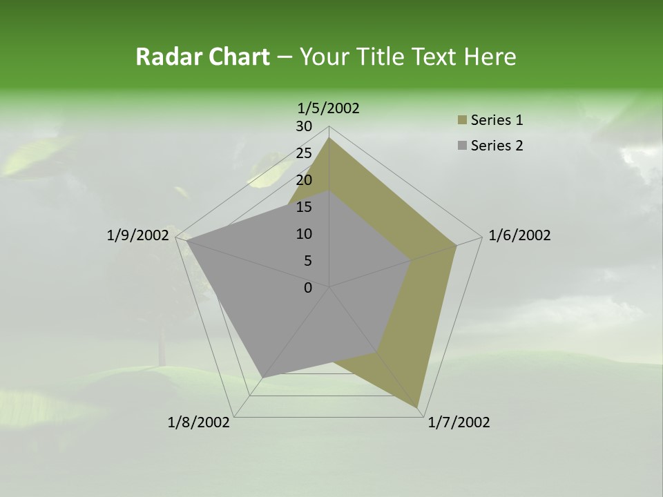 Herbstwind Turbulent Schauer PowerPoint Template