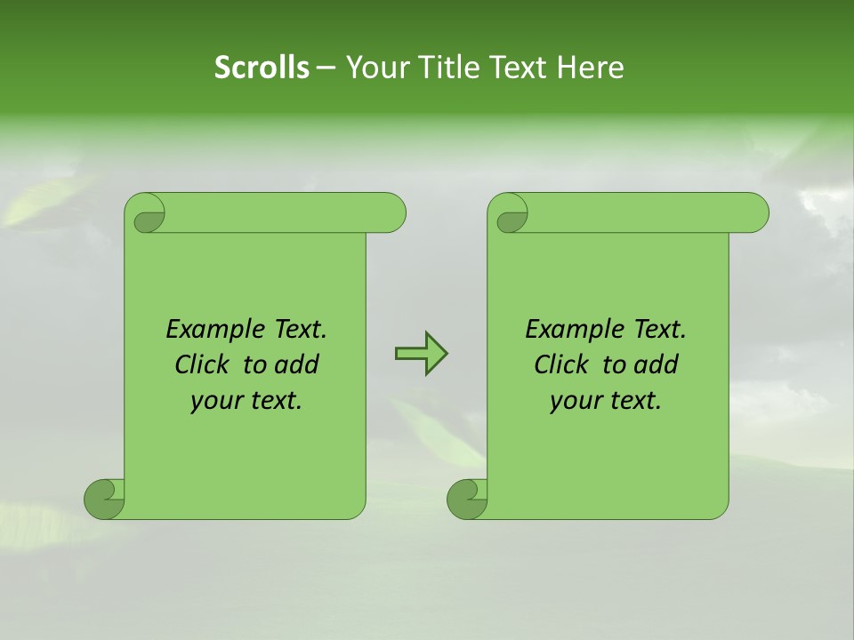 Herbstwind Turbulent Schauer PowerPoint Template