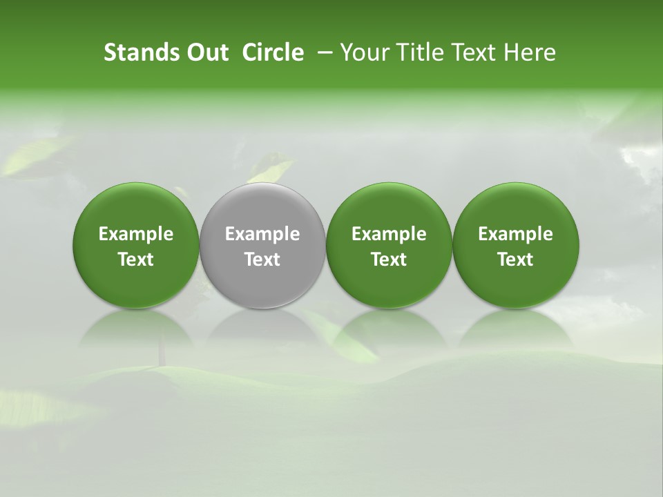 Herbstwind Turbulent Schauer PowerPoint Template