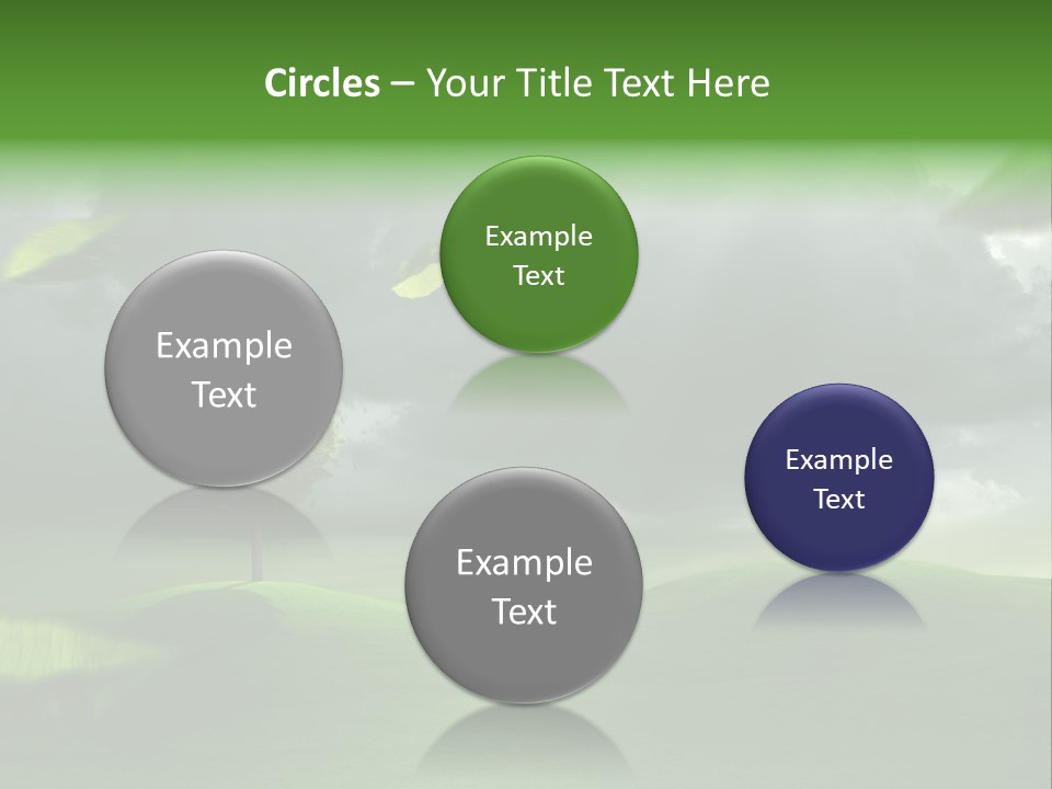 Herbstwind Turbulent Schauer PowerPoint Template