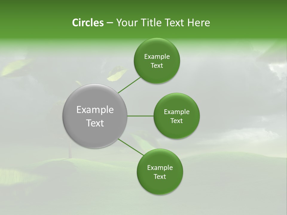 Herbstwind Turbulent Schauer PowerPoint Template