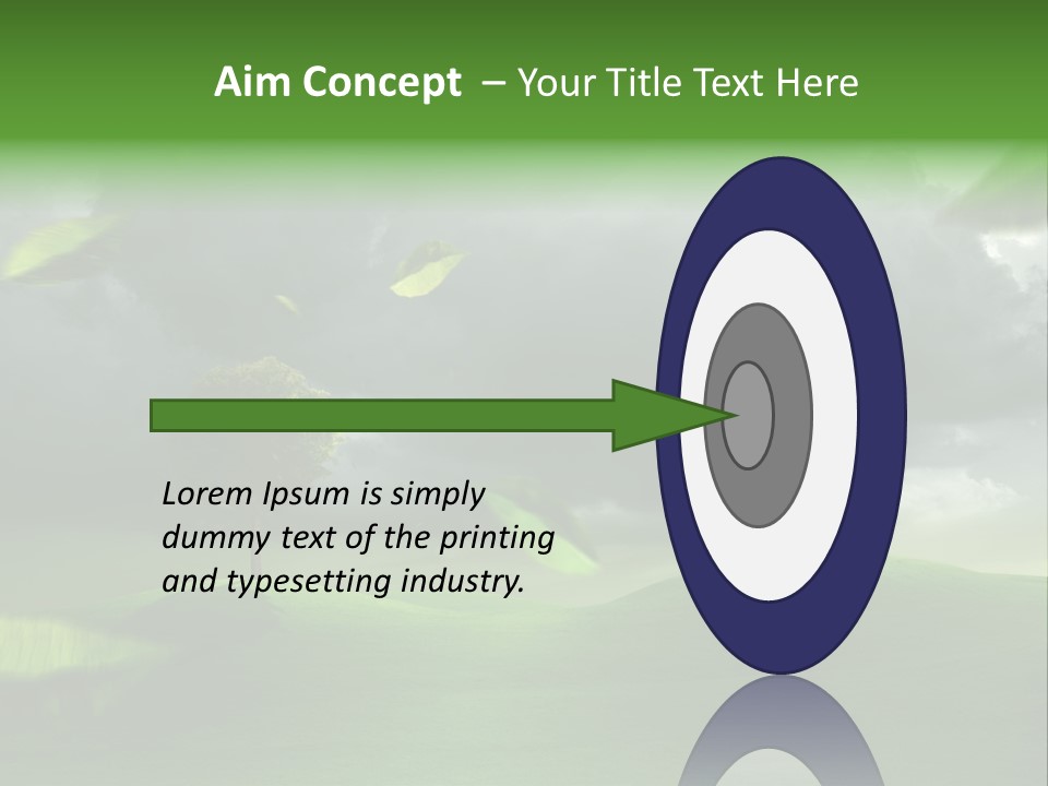 Herbstwind Turbulent Schauer PowerPoint Template