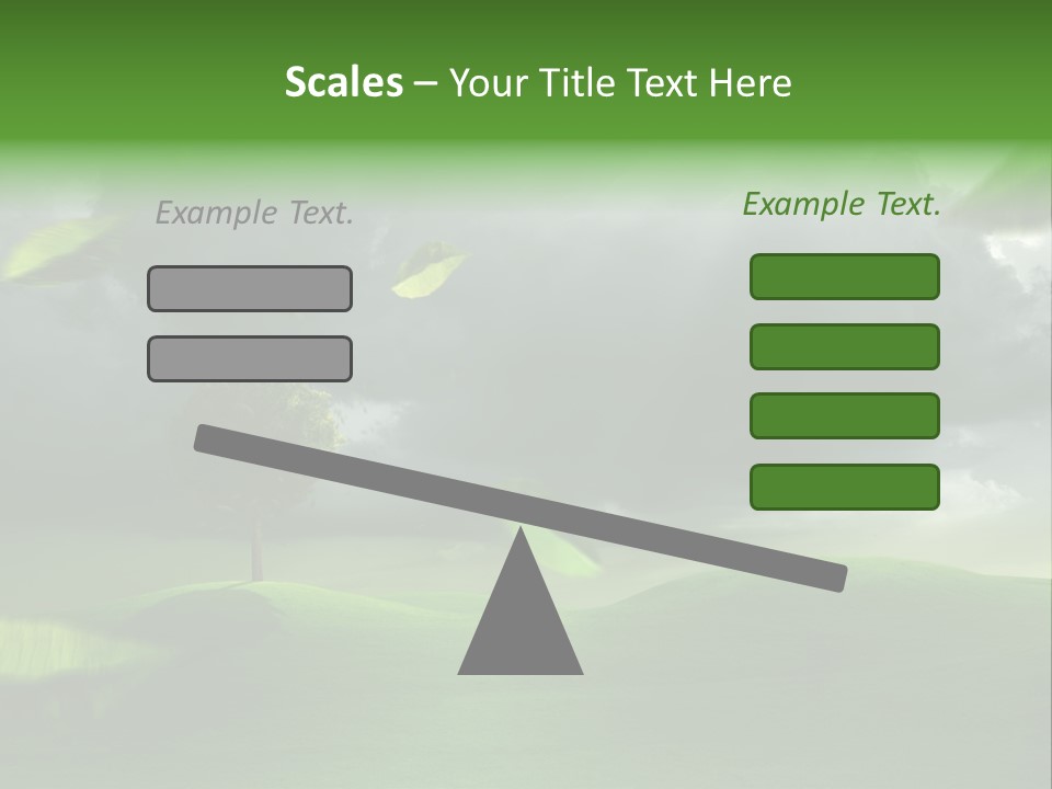 Herbstwind Turbulent Schauer PowerPoint Template