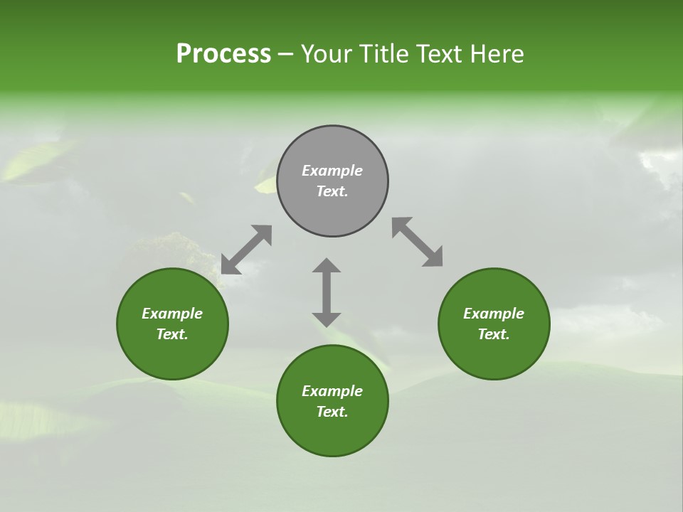 Herbstwind Turbulent Schauer PowerPoint Template