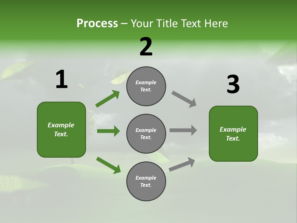 Herbstwind Turbulent Schauer PowerPoint Template
