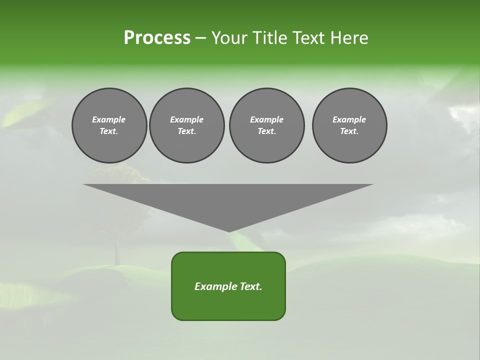 Herbstwind Turbulent Schauer PowerPoint Template