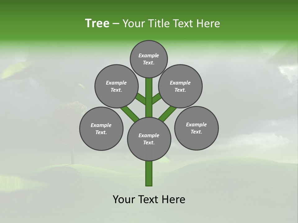 Herbstwind Turbulent Schauer PowerPoint Template