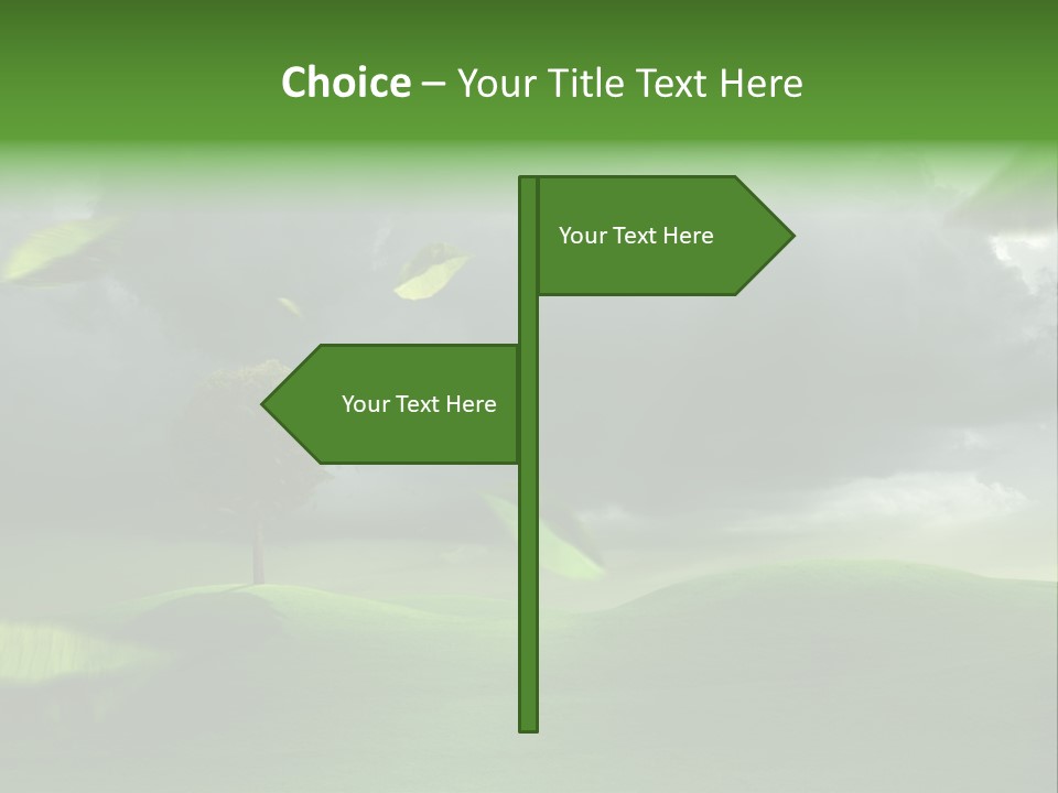 Herbstwind Turbulent Schauer PowerPoint Template