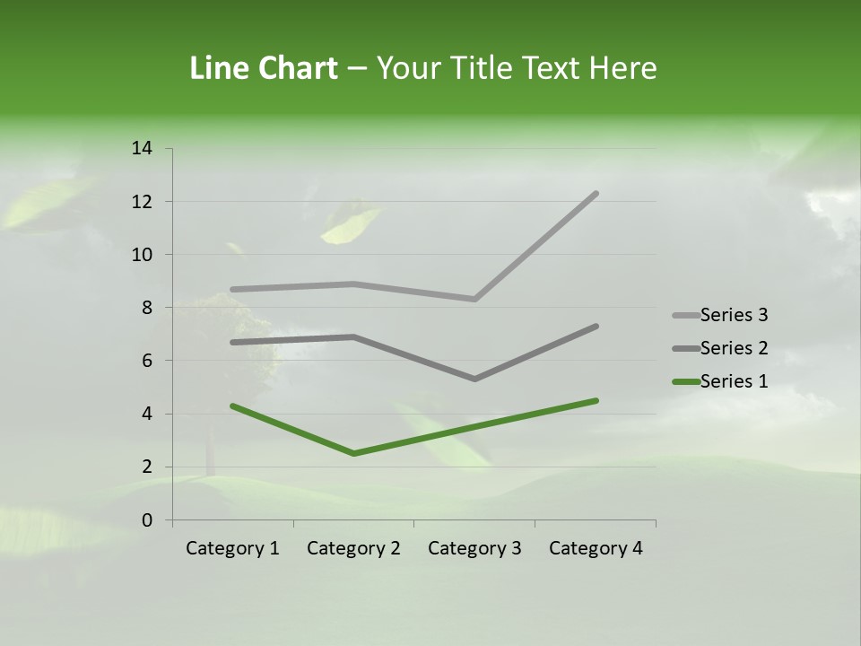 Herbstwind Turbulent Schauer PowerPoint Template