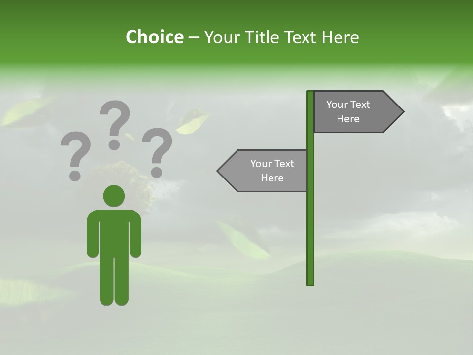 Herbstwind Turbulent Schauer PowerPoint Template