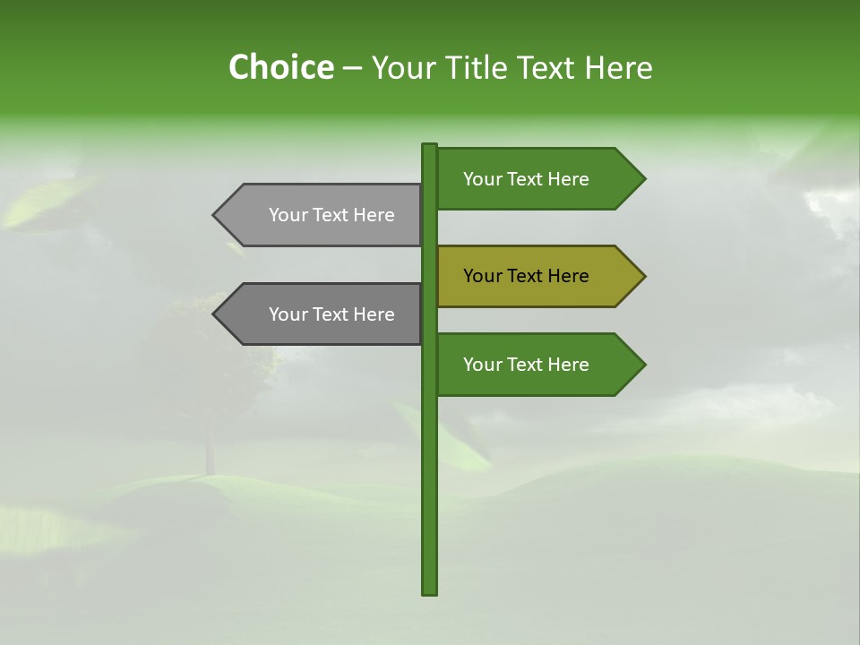 Herbstwind Turbulent Schauer PowerPoint Template