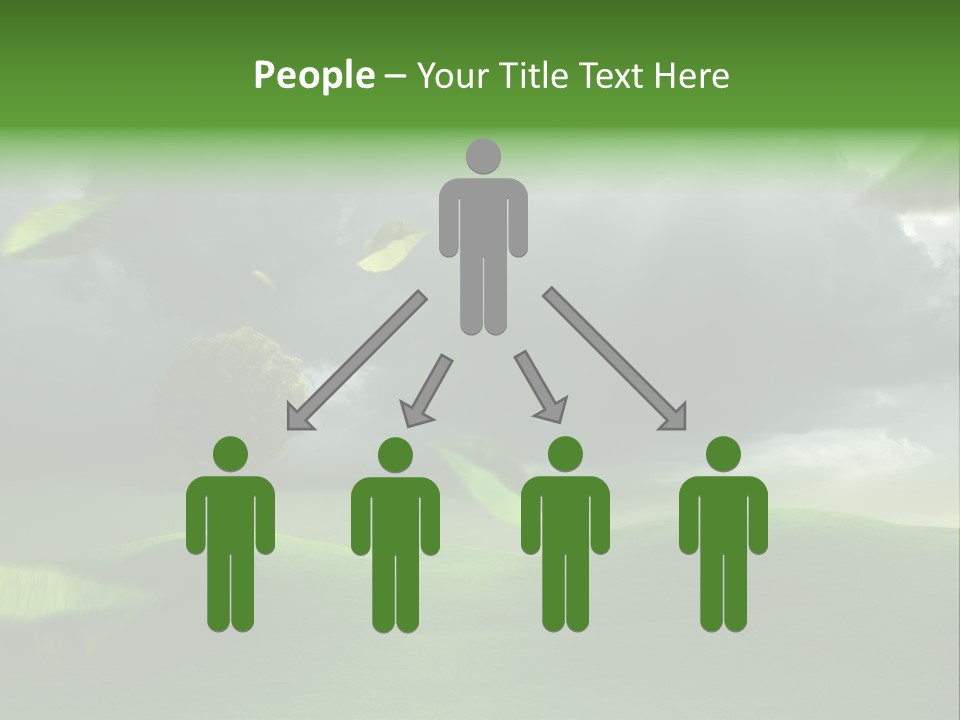 Herbstwind Turbulent Schauer PowerPoint Template