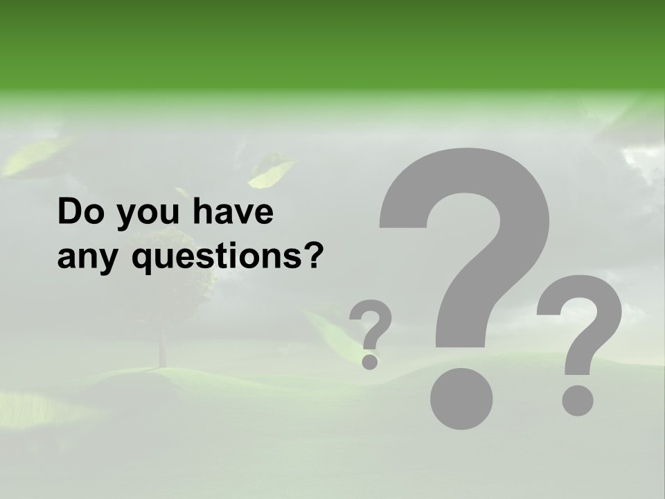 Herbstwind Turbulent Schauer PowerPoint Template