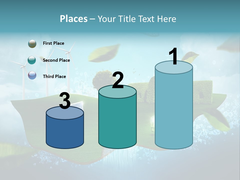 Zukunft Welt Wasserkraft PowerPoint Template