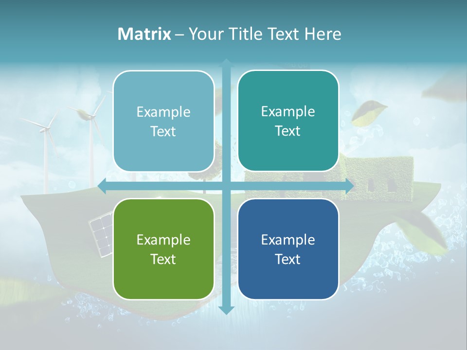 Zukunft Welt Wasserkraft PowerPoint Template