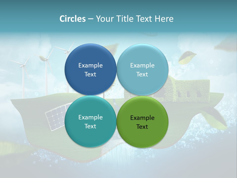 Zukunft Welt Wasserkraft PowerPoint Template