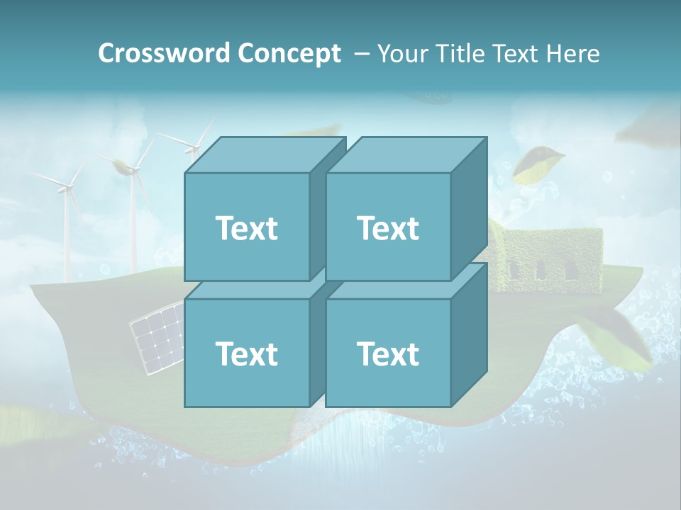 Zukunft Welt Wasserkraft PowerPoint Template