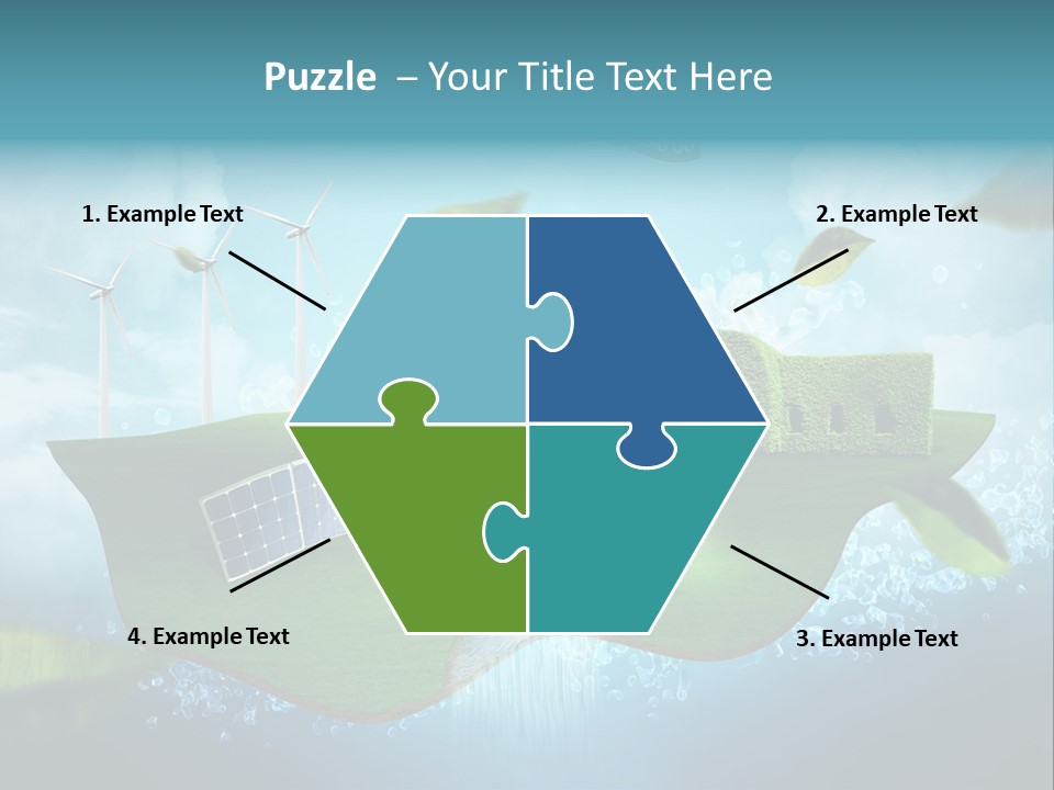 Zukunft Welt Wasserkraft PowerPoint Template