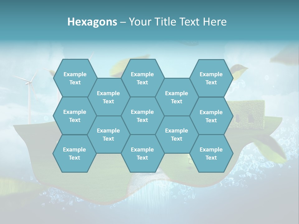 Zukunft Welt Wasserkraft PowerPoint Template