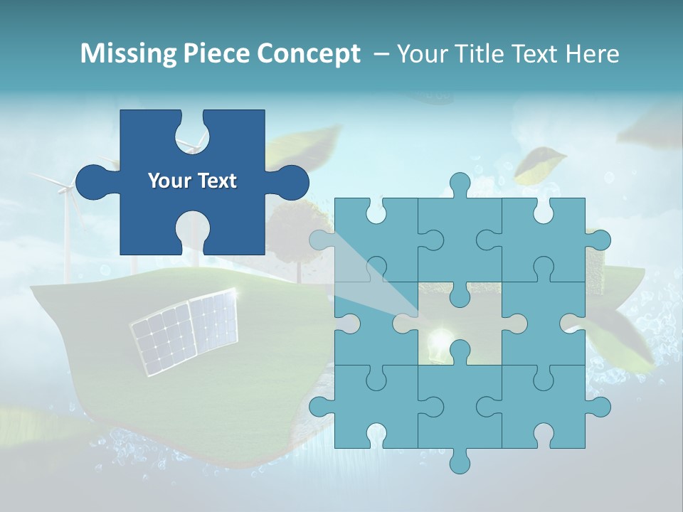 Zukunft Welt Wasserkraft PowerPoint Template