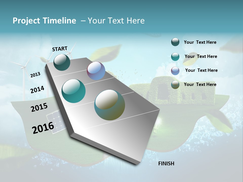 Zukunft Welt Wasserkraft PowerPoint Template